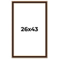 thumbnail image 1 of 26x43 Frame Gold Brown Plein Air Vintage Solid Wood Picture Frame | 1.75 Inches Moulding Width |, 1 of 8