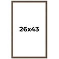 thumbnail image 1 of 26x43 Frame Golden Caramel Solid Wood Bronze Picture Frame | 1.25 Inch Moulding Width | 0.5 Inch, 1 of 8
