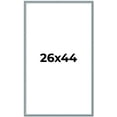 thumbnail image 1 of 26x44 Frame Blue Scuffed Farm Board Solid Wood Picture Frame Width 0.75 Inches | Interior Depth 0.5, 1 of 8
