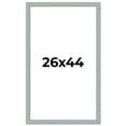 thumbnail image 1 of 26x44 Frame Blue Teal Distressed Solid Wood Picture Frame | 1.625 Inch Moulding Width | Sonoma Blue, 1 of 8