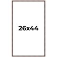 thumbnail image 1 of 26x44 Frame Brown Bamboo with Dark Coffee/Walnut Finish | Solid Wood Picture Frame Width 0.75, 1 of 8