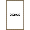 thumbnail image 1 of 26x44 Frame Gold Kingsley Distressed Solid Wood Picture Frame Width 0.75 Inches | Interior Frame, 1 of 8