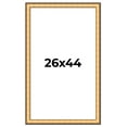 thumbnail image 1 of 26x44 Frame Gold Plein Aire Solid Wood Picture Frame Width 2 Inches | Interior Frame Depth 0.5, 1 of 8