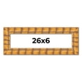 thumbnail image 1 of 26x6 Frame Beige Real Wood Picture Frame Width 3 inches | Interior Frame Depth 0.5 inches | Natural, 1 of 8