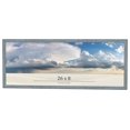 thumbnail image 1 of 26x8 Frame Blue Scuffed Farm Board Solid Wood Picture Frame Width 0.75 Inches | Interior Depth 0.5, 1 of 8