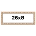 thumbnail image 1 of 26x8 Frame White Real Wood Picture Frame Width 1.5 inches | Interior Frame Depth 0.5 inches |, 1 of 8
