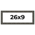 thumbnail image 1 of 26x9 Frame Black-Brown Medieval Solid Wood Picture Frame | 1.5 Inch Moulding Width | Gotham Beveled, 1 of 8