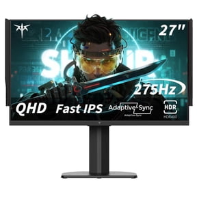 27'' 240Hz Gaming Monitor, HDR400 Fast IPS, FreeSync & G-Sync Compatible, Support 8-bit/16.7 Million Colors, QHD Monitor with Height Adjustable
