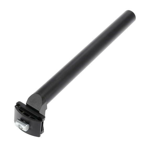 Unique Bargains 27.2x300mm Bicycle Seat Post Aluminum Alloy Adjustable Seat Tube with Clamp Black Universal