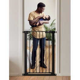Regalo Extra Tall and Wide 2 in 1 Stairway and Hallway Wall Mounted Baby Gate White Age Group 6 to 24 Months Walmart
