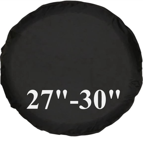 27-30 Inch Spare Tire Cover, Thickened Leather Universal Wheel Protector for Jeep RV SUV Truck Trailer
