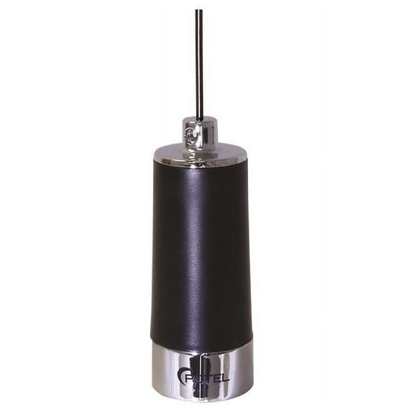 27-31 MHZ Low Band 200 watt Unity Gain Base Load Antenna with Black Whip