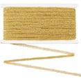 thumbnail image 1 of 27.3Yards Metallic Gimp Braid Trim 1/4 inch Gold Centipede Trim Decorative Gimp Braid Trim Polyester Scroll Sewing Braid Trim Gold Lace Trim, 1 of 9