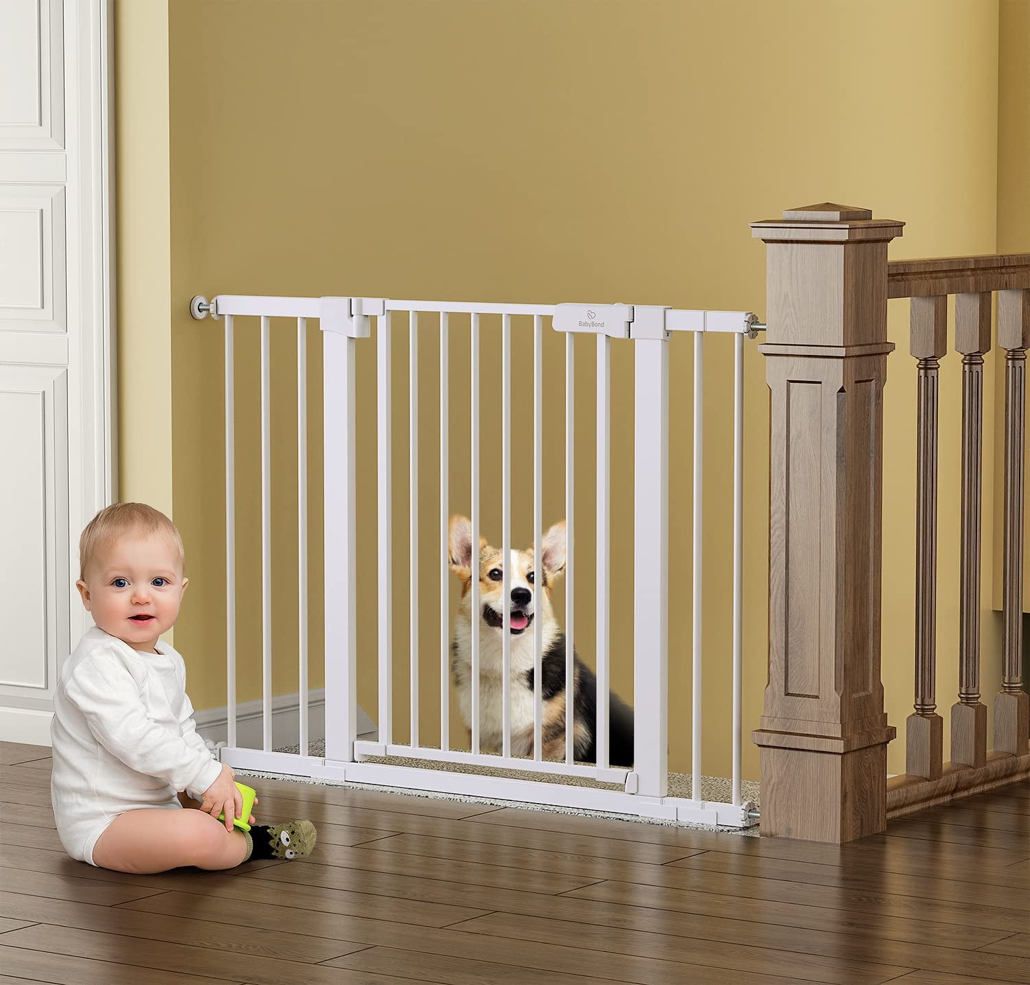 Extra wide baby gate for stairs hot sale