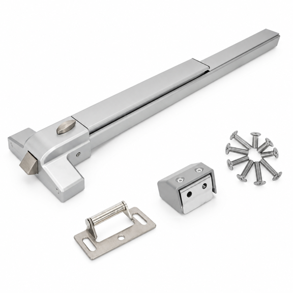 27.5" Aluminum Push Bar Panic Exit Device Without Alarm Without External Lever