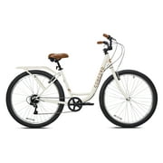 Concord 27.5 Laguna Comfort Bicycle, 27.5 Wheels, Fits Adult Riders 54-62, Unisex, Cream