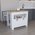 thumbnail image 1 of 27.5" Deep Kitchen Island | Utensil Storage in Kitchen | FSC and CPSIA Compliant, 1 of 4