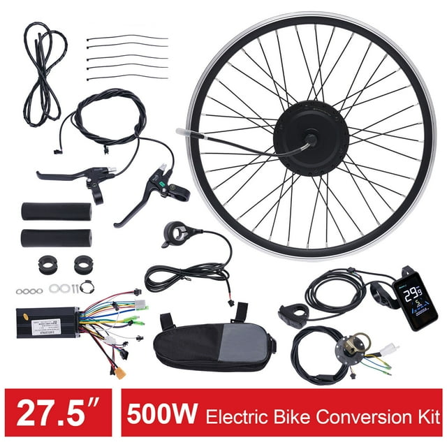 27.5" Front Wheel Electric Bicycle Motor Conversion Kit 500W 36V eBike