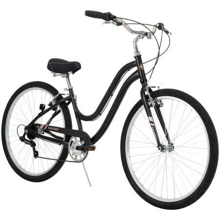 27.5" Huffy Parkside Adult Comfort Cruiser Bike, Adult 13+, 7-Speeds, Black