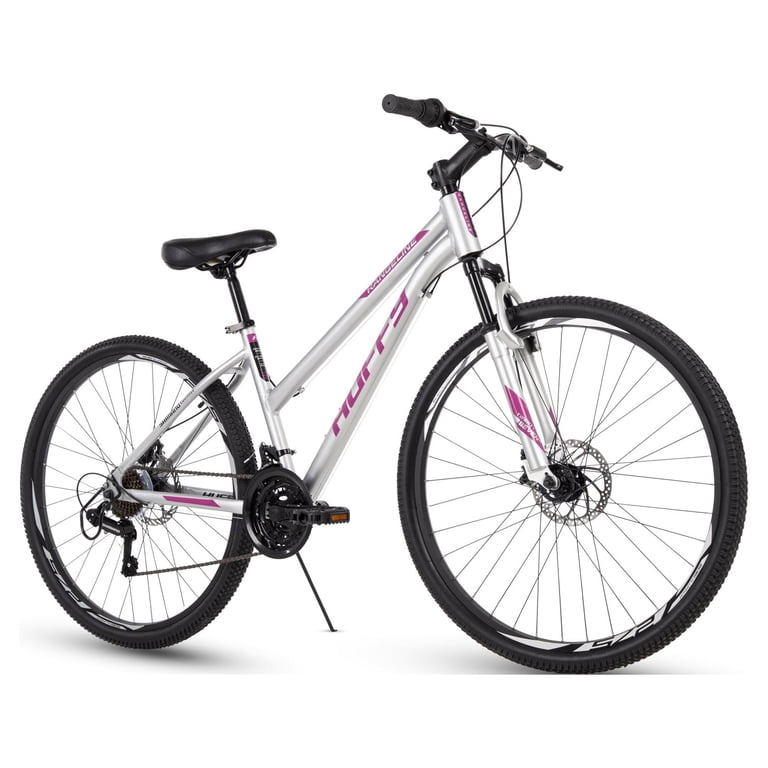 Huffy Rangeline Womens Mountain Bikes, 27.5 inch, Silver