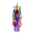 thumbnail image 1 of 27.5 Inches Rainbow Hair Wig, Cosplay Wig Headpiece for Costume Cosplay Party Halloween, Full Long Curly Wavy(Purple), 1 of 3
