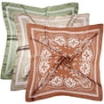 thumbnail image 1 of 27.5 Inches Silk Head Scarf for Women Men Vintage Bandanas Satin Hair Scarf Silk Wrap Neck Square Scarves, 1 of 7