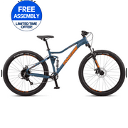 Mongoose Ledge X1 Mountain Bike, 27.5-in. Wheels, Adults Ages 14+, 7 Speeds, Teal