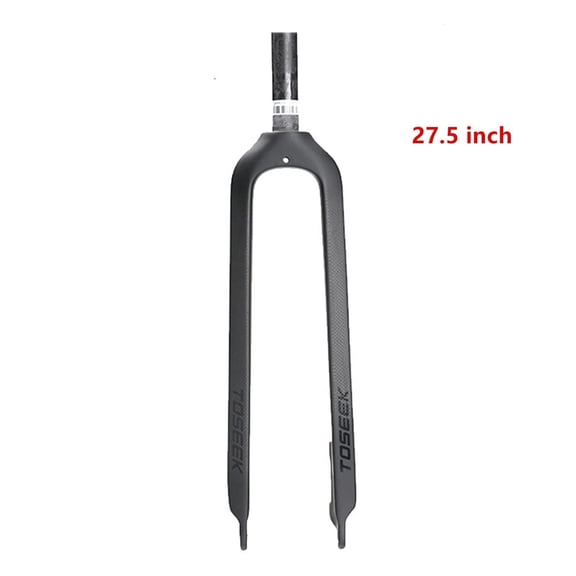 27.5" TOSEEK 1-1/8" Full Carbon Fiber MTB Fork Disc Brake Rigid Super Light Fork