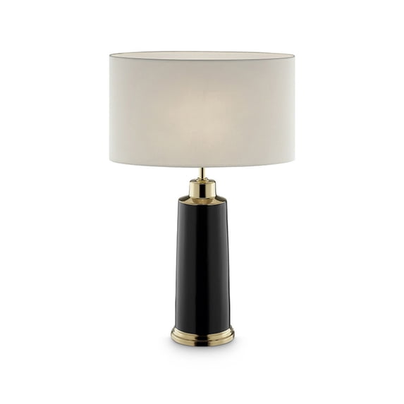 27.5" In Polaris Black Table Lamp