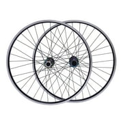 700C Road Bike Wheelset - Aluminum Rim For 7-11 Speed, C/V Brake Compatible