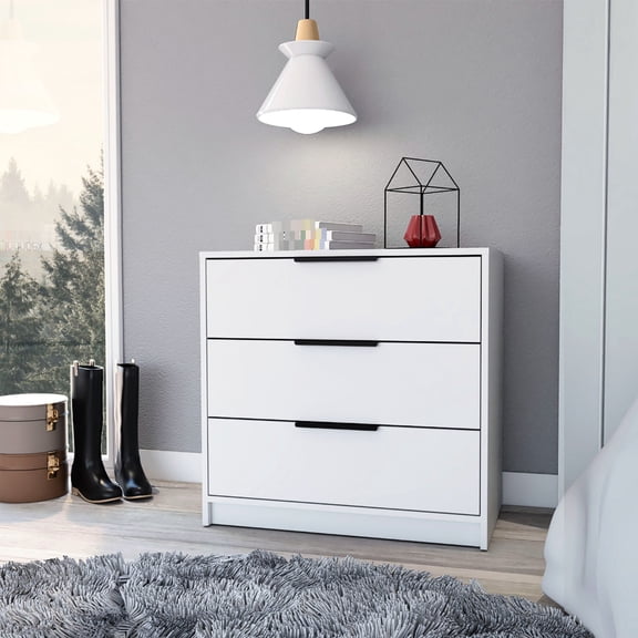 27.5" Wide Modern Dresser - Spacious Storage Drawers - Kids' Room - Fun Storage Option