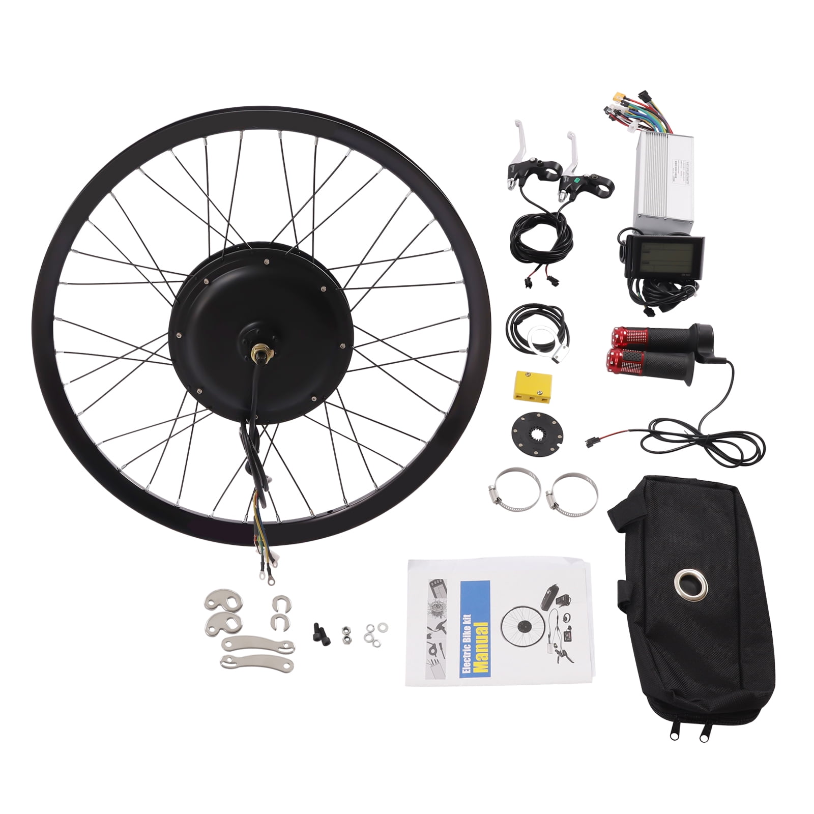 Conversion Kit Wheel 27.5 inch Ebike Conversion Kit 72V 2000W Rear Wheel E Bike Motor ...