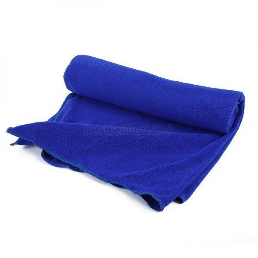 Naiyafly 27.55*55.11 inch Big Bath Towel Quick-Dry Microfiber Sports Beach Swim Travel Camping Soft Towels Blue, Size: 27.55 x 55.11