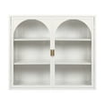 thumbnail image 1 of 27.56" Wall Cabinet with Glass Doors,White, 1 of 8