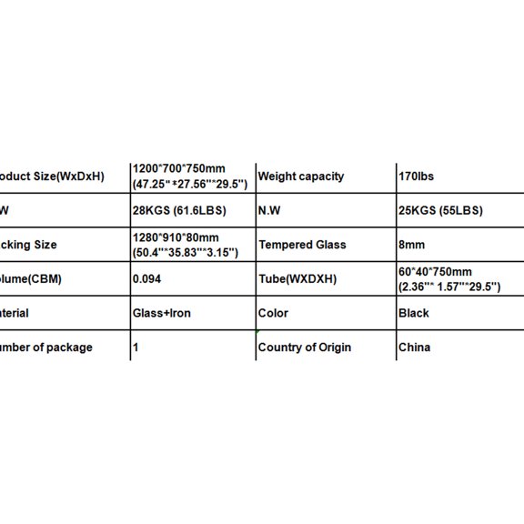 27.56" Wide Table - Easy to Clean Design - Family Meals at Home - Safe to Use