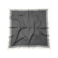 thumbnail image 1 of 27.56in x 27.56in Grey Polka Dot Satin Headscarf for Women - Large Square Silk Like Neck Scarf, Breathable Hair Wrap Bandana for Daily Fashion, All Season Accessory, 1 of 3