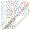 thumbnail image 1 of 27.56x19.69 Inch Colorful Bronzing Gift Wrapping Paper with Stripes Dots Fonts Stars Patterns for Christmas Holiday Presents Birthday Wedding Decorations Craft Projects Multi-Use, 1 of 1