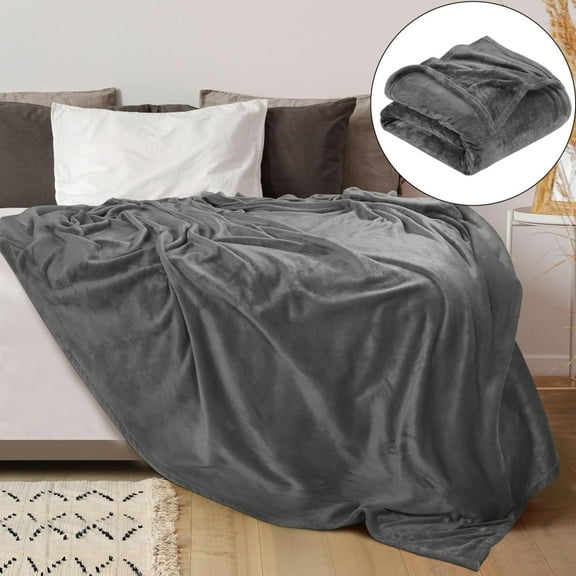27.56x39.37in Comfortable Blanket Lightweight Plush Flannel Blanket Warm Plush Blanket Sofa Bed Hug Blanket