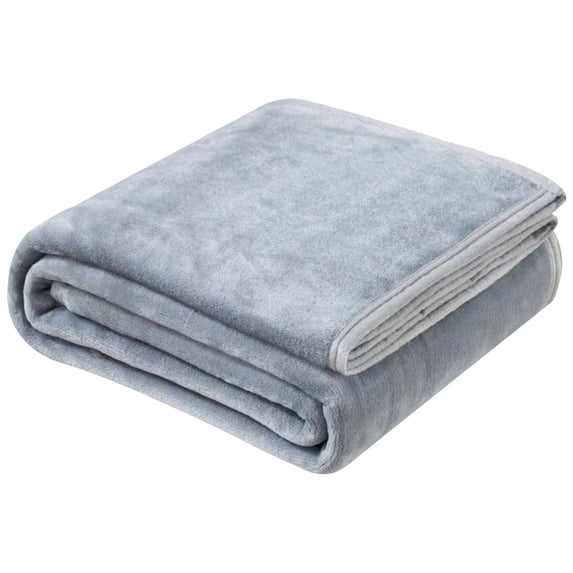 27.56x39.37in Plain Color Flannel Blanket | 4-Season Warm Velvet Bedding | Portable Winter Picnic/Aviation Leg Blanket 70x100cm (Gray/Beige/Blue/etc 12-Colors)