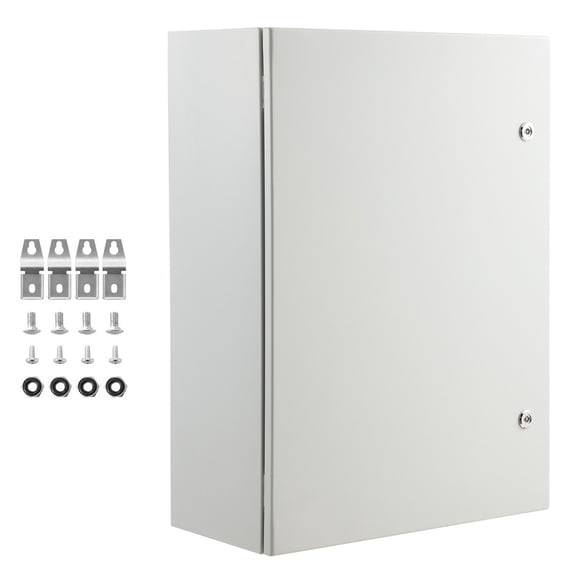 27.619.79.8 Inch IP66 Waterproof Wall Mount Cold Rolled Steel Electrical Box with Lock Hinge and Fixing Plate