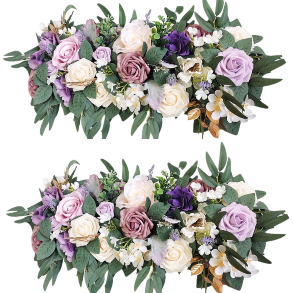 27.6" Artificial Wedding Arch Flowers Kit(Pack of 2 ) - 2 Pcs Arch ...