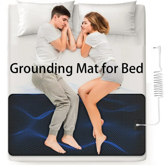 2760 Grounding Mat with Grounding Wire, Improves Sleep, Promotes Blood Circulation, Balances Energy, Relieves Pain for Wellness