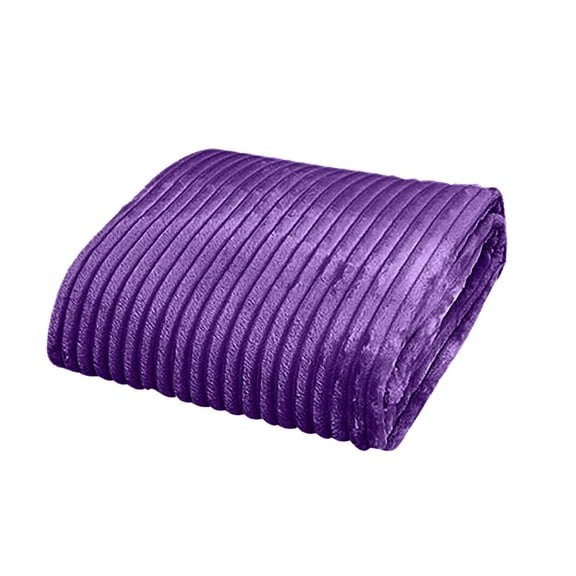 27.6x39.4in Soft Blankets, Throw Blanket, Warm Winter Cabin Throw, Skines-friendly, Soft, Comfortable and Warm, for Couch, Bed, Sofa, for All Seasons(Purple)