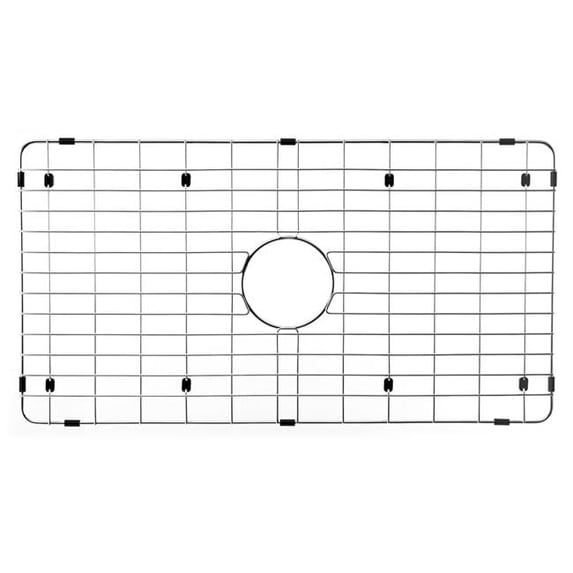 27.75 x 14.75 in. Wirecraft Bottom Grid, Stainless Steel