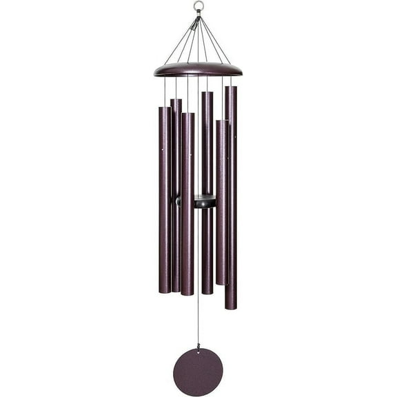 27" Aluminum Wind Chimes - Premium Wind Chime to Create a Zen Atmosphere - Wind Chime Suitable for Outdoor, Garden, Patio, Backyard, Garden Decoration with Wind Catcher Decor Gift (Pulm)