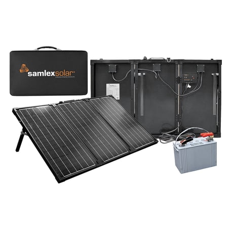 27" Black Solid MSK-135 135W Portable Solar Charging Kit