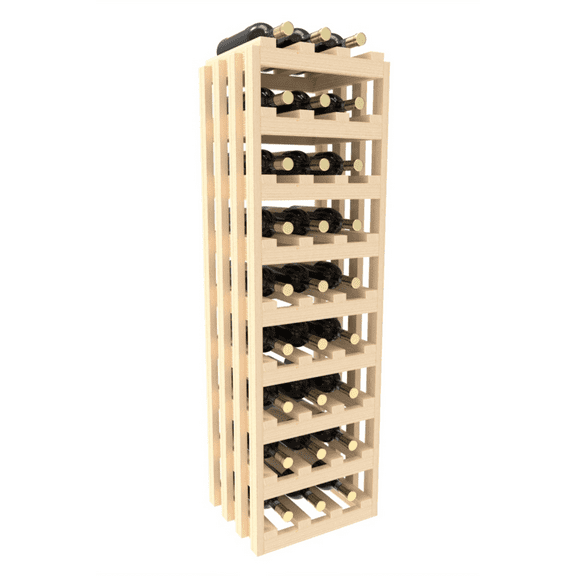 27 Bottle Wall Wine Rack  3 column - 4 Foot