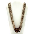 thumbnail image 1 of 27" Brown and Clear Glass Bead Necklace (Dozen)- 12 Necklaces/ 1 Dozen, 1 of 4
