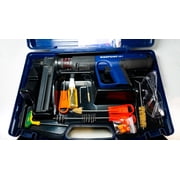 .27 Cal Automatic Powder Actuated Tool with Magazine Silencer Power Adjust,Framing Nailing Lumber Electrical Box to Steel Reinforced Concrete Floor Tapconing Furring Strip to Stucco Block Nail Pin Gun