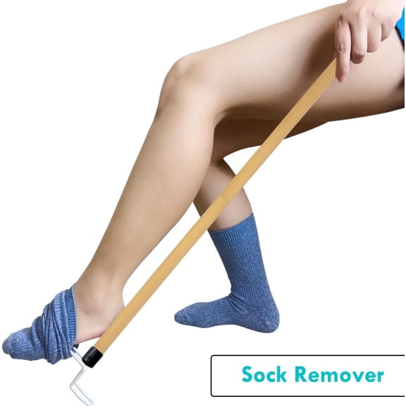 27'' Dressing Stick, Long Dressing Stick for Elderly, Disabled, Limited Mobility Daily Living Dressing Aid Stick for Hip Replacement, Back - Dressing Aid for Pants, Shoes, Socks